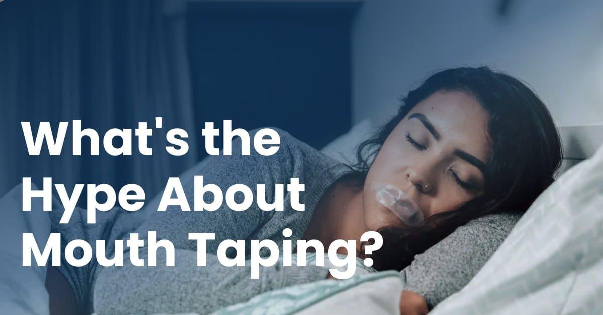 Mouth tape sleeping: What's the hype all about?