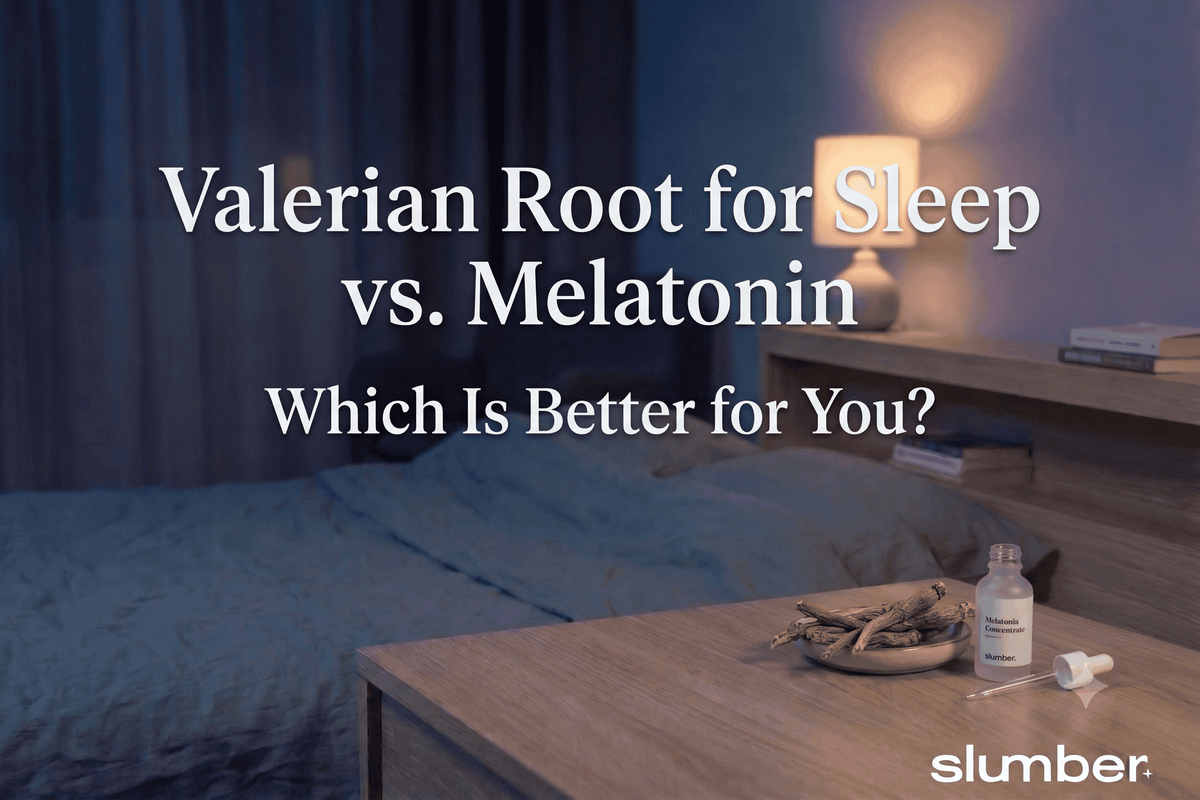 Valerian Root for Sleep vs. Melatonin