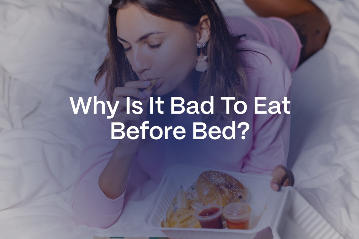 Why is it bad to eat before bed