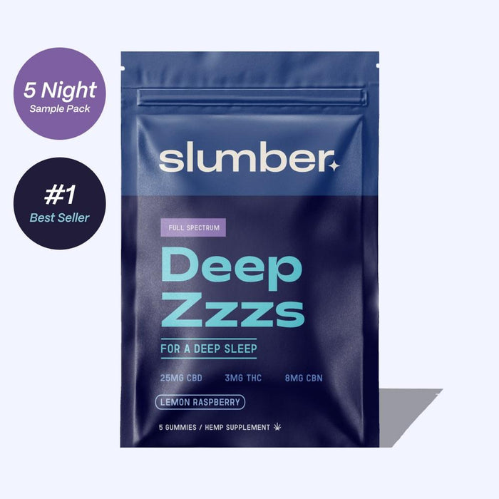 Slumber Deepsleep Deep Zzzs Sample Pack | Sleep Gummies | CBN For Sleep