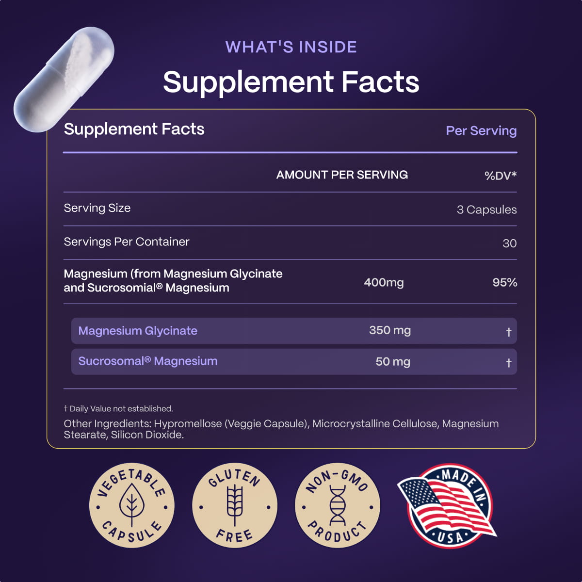 Magnesium Glycinate Capsules