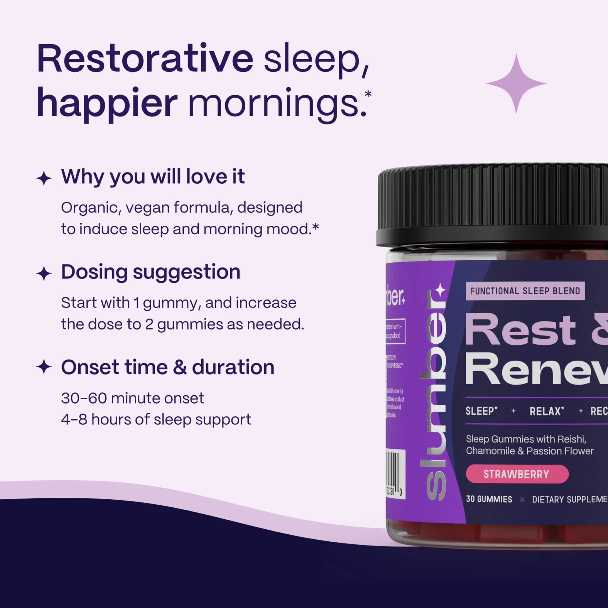 Rest & Renew Mushroom Sleep Gummies