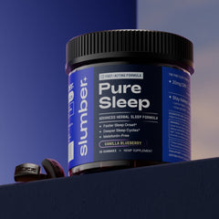 Slumber Pure Sleep gummies bottle