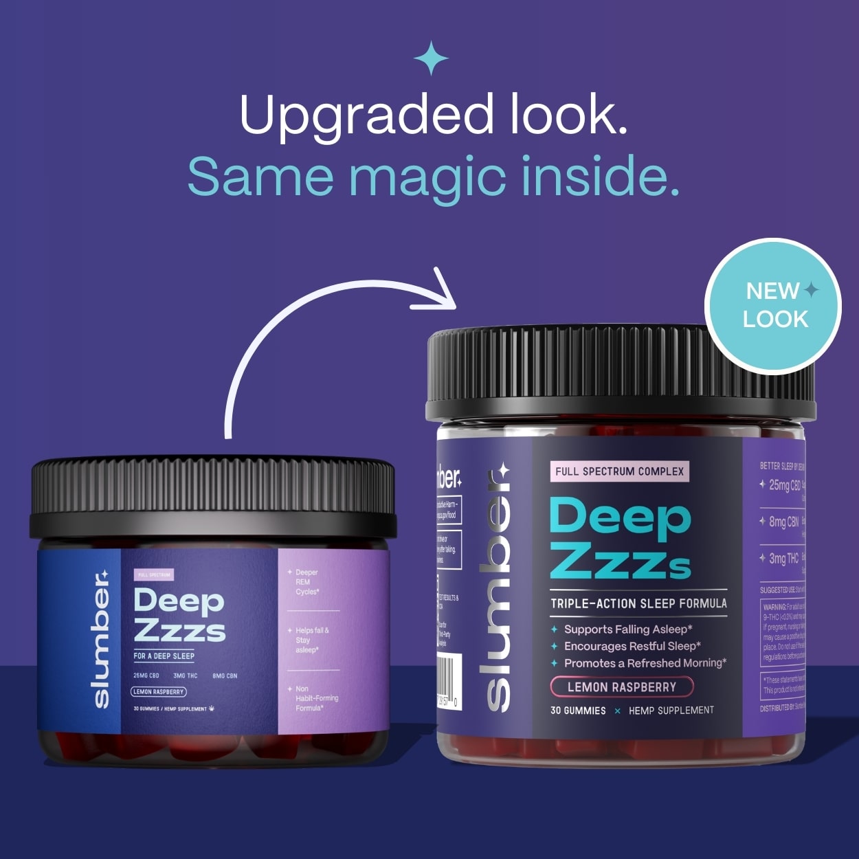 Deep Zzzs CBD CBN THC Gummies For Sleep